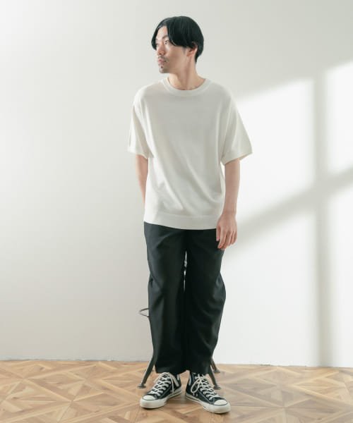 ITEMS URBANRESEARCH(アイテムズアーバンリサーチ（メンズ）)/『接触冷感』クールタッチ ストレッチトロ イージーパンツ/img12