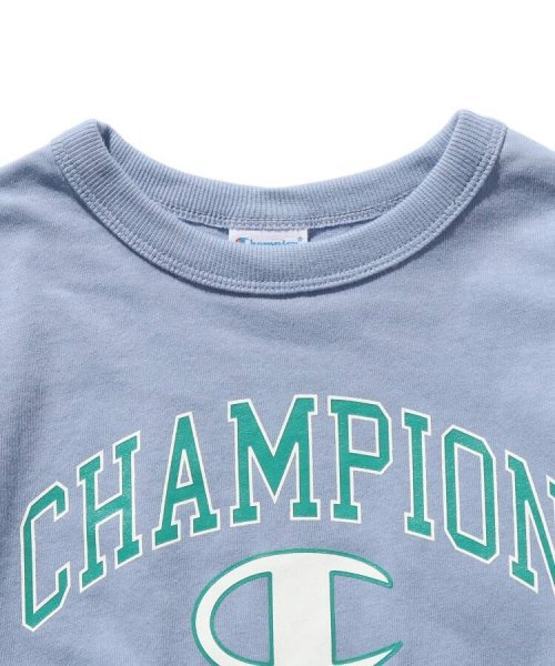 SHOO・LA・RUE(Kids) (シューラルーキッズ)/【Champion】カレッジロゴ半袖Tシャツ/img03