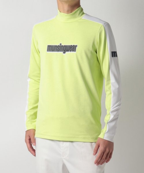 Munsingwear(マンシングウェア)/『ENVOY』防風スペクター3D風ロゴハイネック長袖シャツ (UPF50+)【アウトレット】/img17