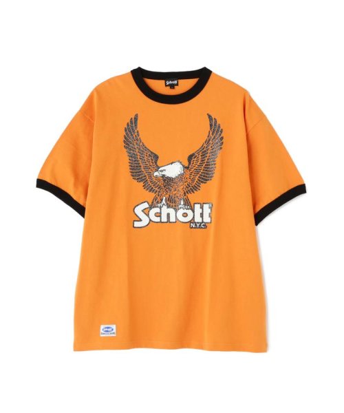 Schott(ショット)/RINGER T－SHIRT GLITTER EAGLE/リンガー Tシャツ "グリッターイーグル/img14