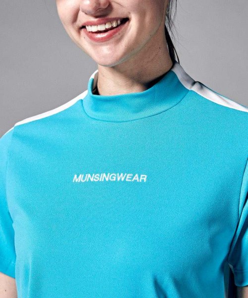 Munsingwear(マンシングウェア)/EXcDRY D－Tec&SUNSCREENモックネック半袖シャツ(高速ドライ/吸汗速乾/遮熱/クーリング(効果)【アウトレッ/img04