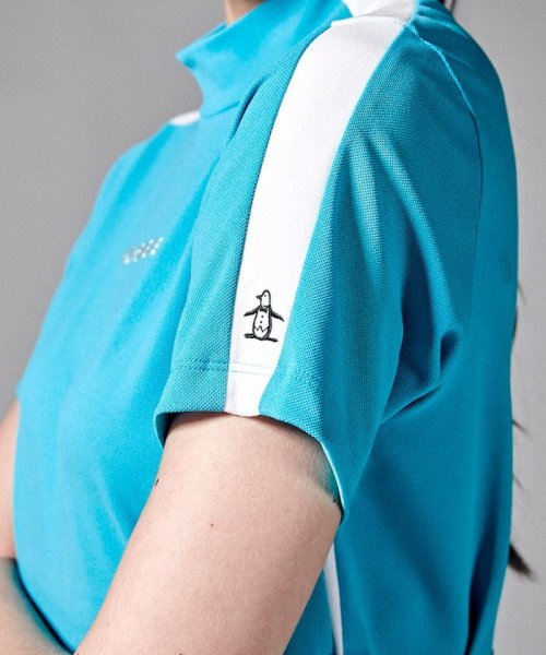 Munsingwear(マンシングウェア)/EXcDRY D－Tec&SUNSCREENモックネック半袖シャツ(高速ドライ/吸汗速乾/遮熱/クーリング(効果)【アウトレッ/img05