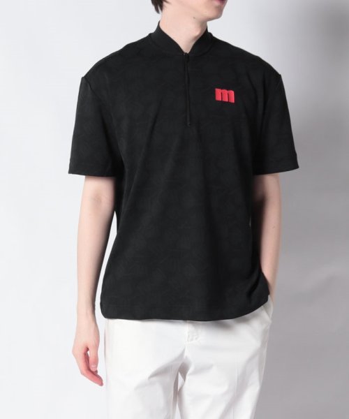 Munsingwear(マンシングウェア)/『ENVOY』総柄ジャカードハーフジップオーバーサイズシャツ(吸汗速乾/UV CUT(UP【アウトレット】/img15