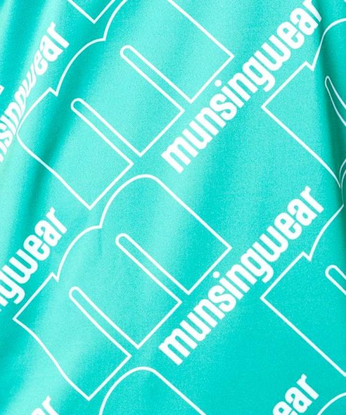 Munsingwear(マンシングウェア)/『ENVOY』MOTION3D&SUNSCREEN吸汗速乾ストレッチmロゴ総柄プリントモックネック【アウトレット】/img13