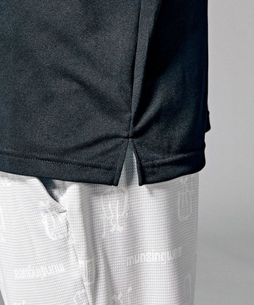 Munsingwear(マンシングウェア)/『ENVOY』SUNSCREEN鹿の子 プリントモックネックシャツ(吸汗速乾/遮熱/UV CUT)【アウトレット】/img10