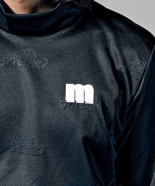 Munsingwear(マンシングウェア)/『ENVOY』90'sロゴジャカード長袖シャツ(吸汗速乾/UV CUT(UPF30)/ストレッチ)【アウトレット】/img06