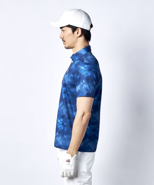 Munsingwear(マンシングウェア)/SUNSCREENグラデーションプリント半袖シャツ(UV CUT(UPF15)/吸汗速乾/遮熱/クーリング(効果)【アウトレット/img20