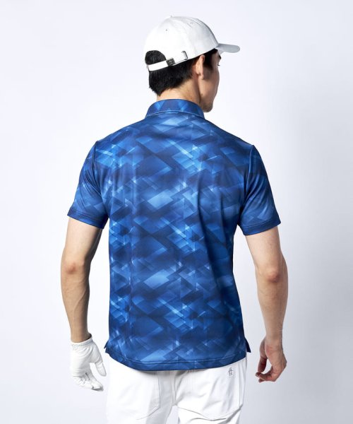 Munsingwear(マンシングウェア)/SUNSCREENグラデーションプリント半袖シャツ(UV CUT(UPF15)/吸汗速乾/遮熱/クーリング(効果)【アウトレット/img21