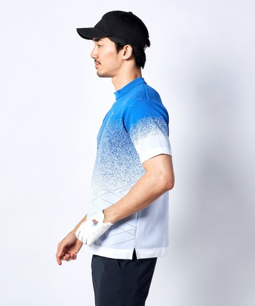 Munsingwear(マンシングウェア)/RENUグラデーションモックネックニット半袖シャツ(手洗い可)【アウトレット】/img13