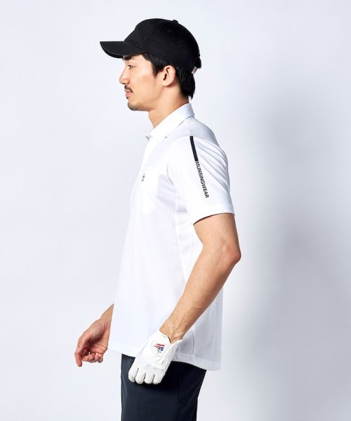 Munsingwear(マンシングウェア)/SUNSCREEN&MOTION 3D半袖シャツ(吸汗速乾/ストレッチ/UV CUT(UPF50+)/遮熱/クーリング(効果))【アウトレッ/img22