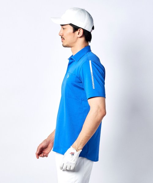 Munsingwear(マンシングウェア)/SUNSCREEN&MOTION 3D半袖シャツ(吸汗速乾/ストレッチ/UV CUT(UPF50+)/遮熱/クーリング(効果))【アウトレッ/img24