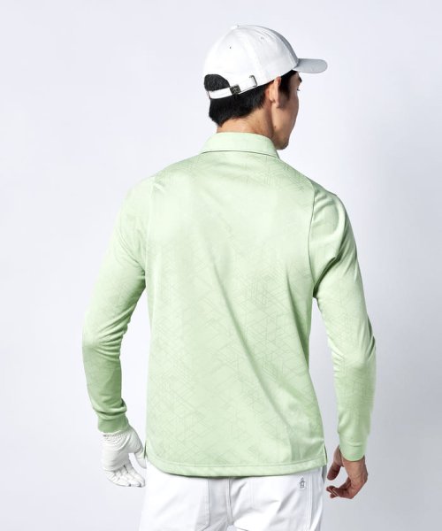 Munsingwear(マンシングウェア)/MOTION3Dジャカード長袖シャツ(UV CUT(UPF15)/吸汗速乾)【アウトレット】/img12