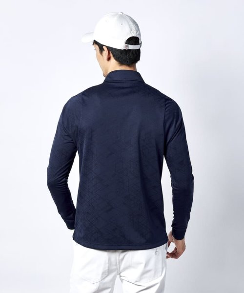 Munsingwear(マンシングウェア)/MOTION3Dジャカード長袖シャツ(UV CUT(UPF15)/吸汗速乾)【アウトレット】/img16