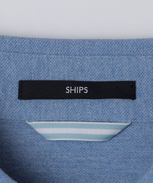 SHIPS MEN(シップス　メン)/*SHIPS: 吸水速乾・UVケア Drymix（R）ワンポイントロゴ レギュラーカラー ポロシャツ/img53