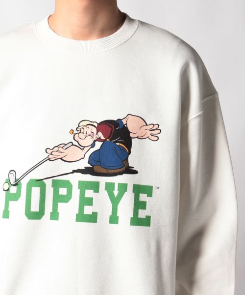 Penguin by Munsingwear(ペンギン　バイ　マンシングウェア)/【WEB限定】POPEYE×PENGUIN COLLABORATION SWEAT SHIRT/ポパイ×ペンギン　コラボレーションスウェットシ【アウトレット】/img08