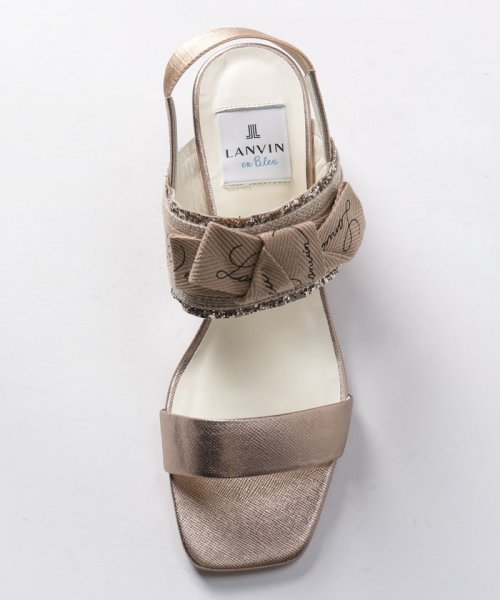 LANVIN en Bleu (SHOES)(ランバンオンブルー（シューズ）)/リボンモチーフバックストラップサンダル/img04