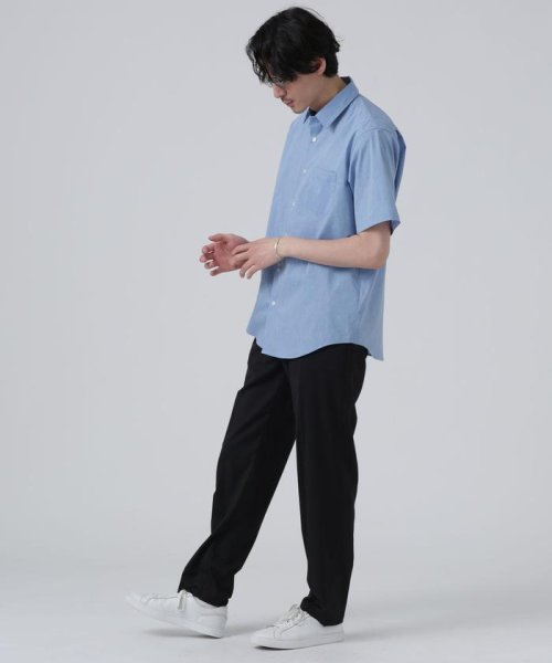 nano・universe(ナノ・ユニバース)/LB.03/「ICE FLOW LINEN」レギュラーカラーシャツ 半袖/img08
