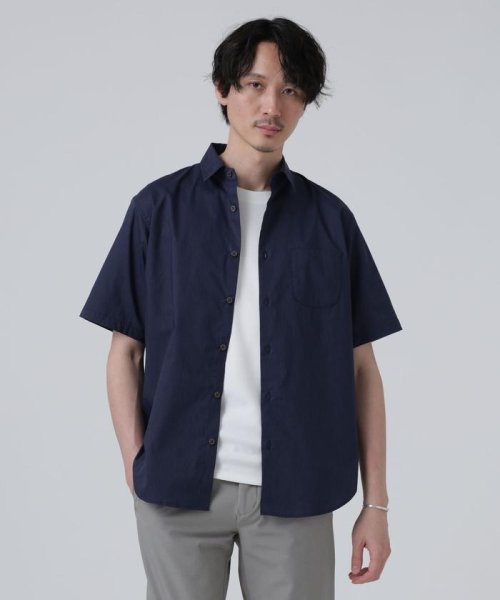 nano・universe(ナノ・ユニバース)/LB.03/「ICE FLOW LINEN」レギュラーカラーシャツ 半袖/img09