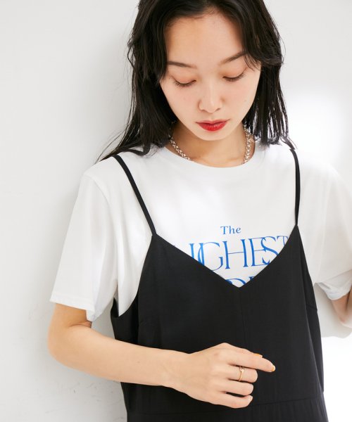 VIS(ビス)/【接触冷感・洗える】シンプルロゴTシャツ/img23