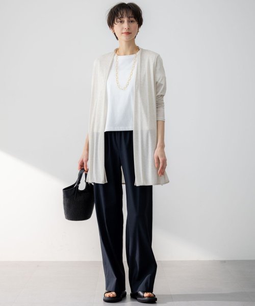 【UVケア/接触冷感】マルチ機能 シアー ロング カーディガン マルチ機能 シアー 品番 カーディガン