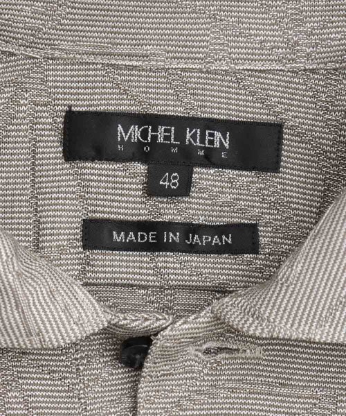 MICHEL KLEIN HOMME(ミッシェルクランオム)/《日本製》ボタニカル柄ポロシャツ/img04