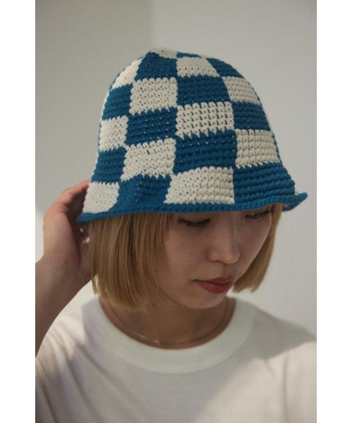 BLACK BY MOUSSY(ブラックバイマウジー)/block check hat/img14