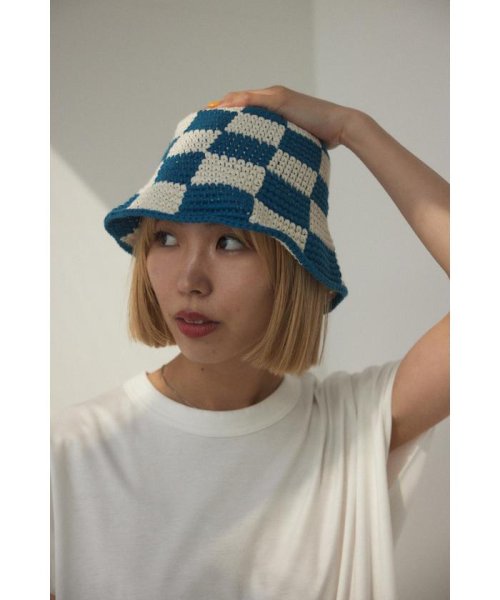 BLACK BY MOUSSY(ブラックバイマウジー)/block check hat/img15