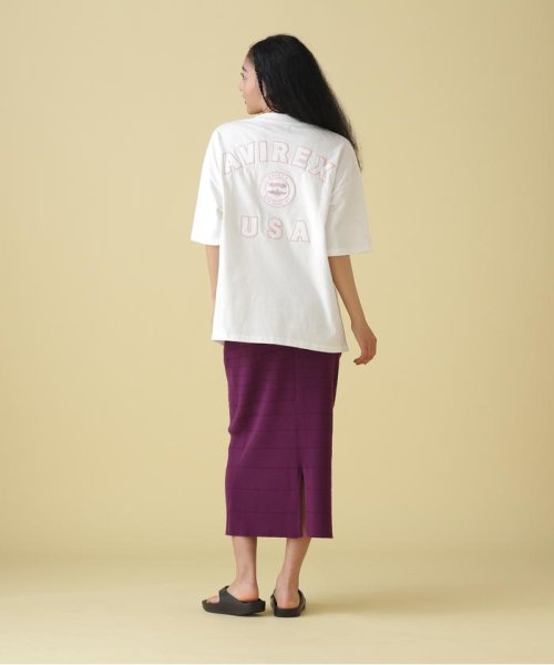 AVIREX(AVIREX)/PANEL BORDER KNIT SKIRT/ パネルボーダーニットスカート/img06