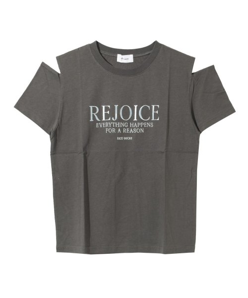 RiCO SUCRE(リコ シュクレ)/REJOICEロゴ肩あきTシャツ/img11