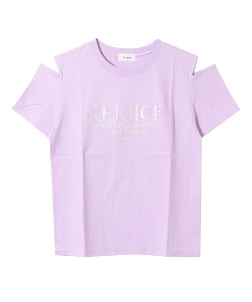 RiCO SUCRE(リコ シュクレ)/REJOICEロゴ肩あきTシャツ/img12