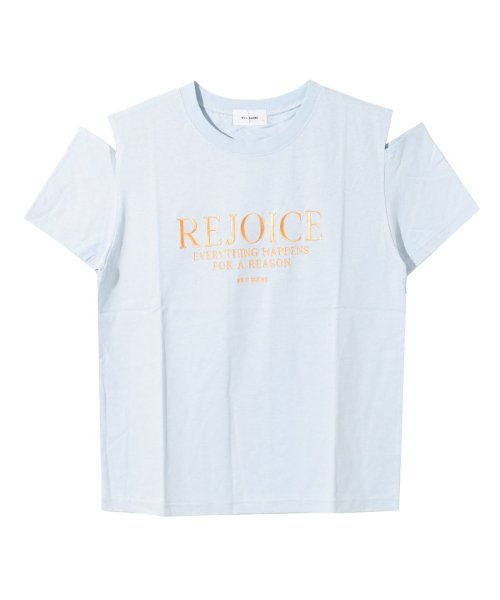 RiCO SUCRE(リコ シュクレ)/REJOICEロゴ肩あきTシャツ/img14