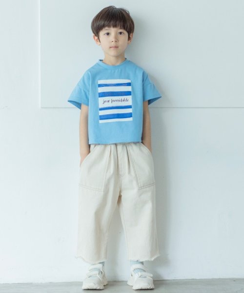 THE SHOP TK（KID）(ザ　ショップ　ティーケー（キッズ）)/【110－150】アートモチーフプリントTシャツ/img06
