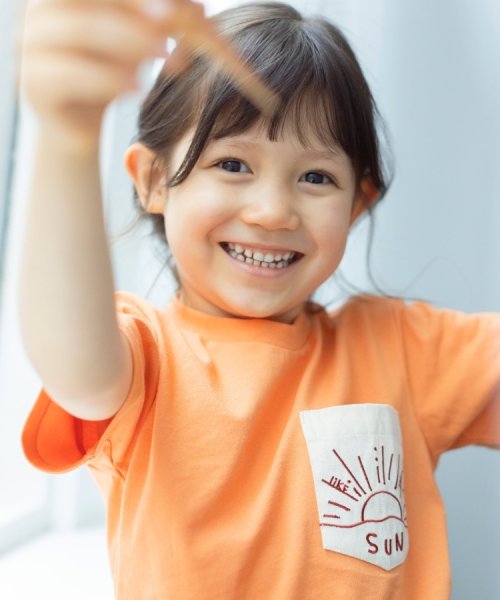 THE SHOP TK（KID）(ザ　ショップ　ティーケー（キッズ）)/【110－150】ポケット刺繍Tシャツ/img03