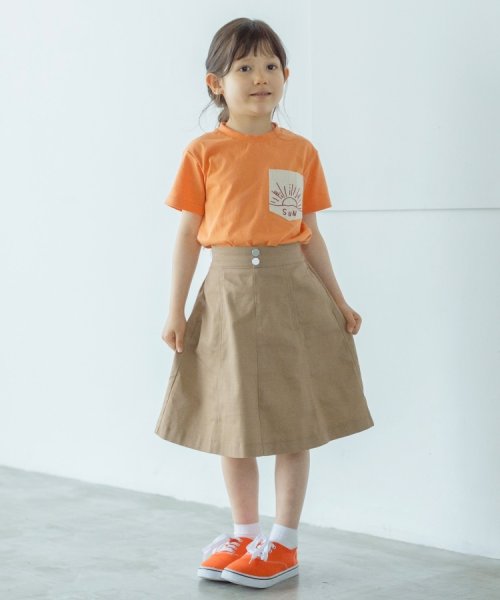 THE SHOP TK（KID）(ザ　ショップ　ティーケー（キッズ）)/【110－150】ポケット刺繍Tシャツ/img04