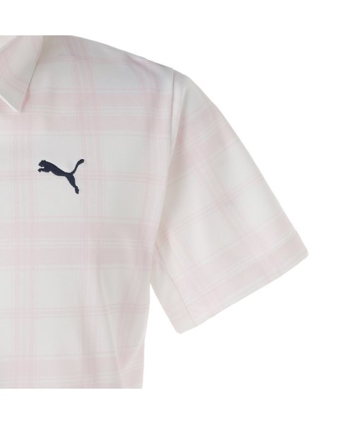 PUMA(プーマ)/メンズ ゴルフ PLAID グラフィック 半袖 ポロシャツ/img03