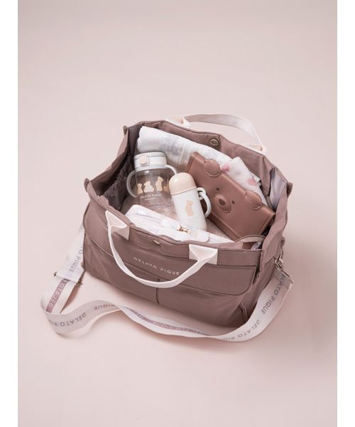 2wayスクエアママバッグ 販路限定】2wayスクエアママバッグ（マザーズバッグ）｜gelato