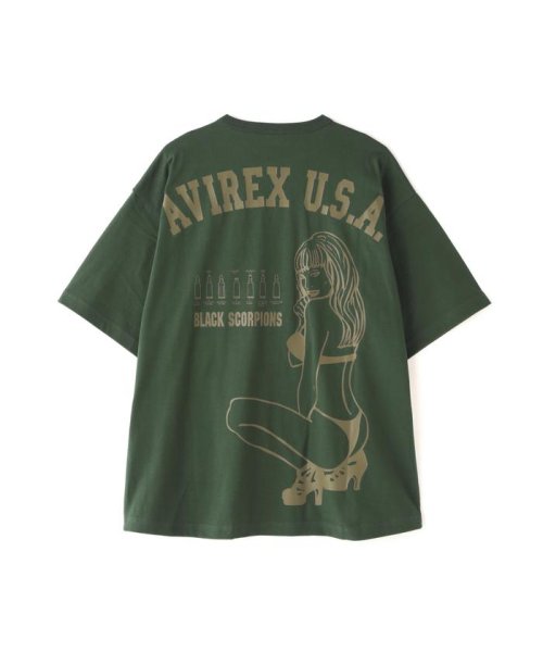 AVIREX(AVIREX)/《WEB&DEP限定》BLACK SCORPIONS S/S T－SHIRT/ブラックスコーピオンズ 半袖 Tシャツ/img17