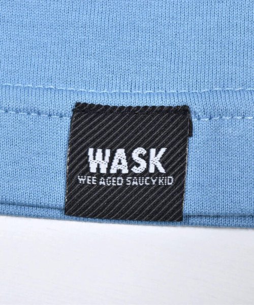 WASK(ワスク)/【接触冷感】地図柄切り替え天竺ニットサッカービッグTシャツ(100~160cm)/img09