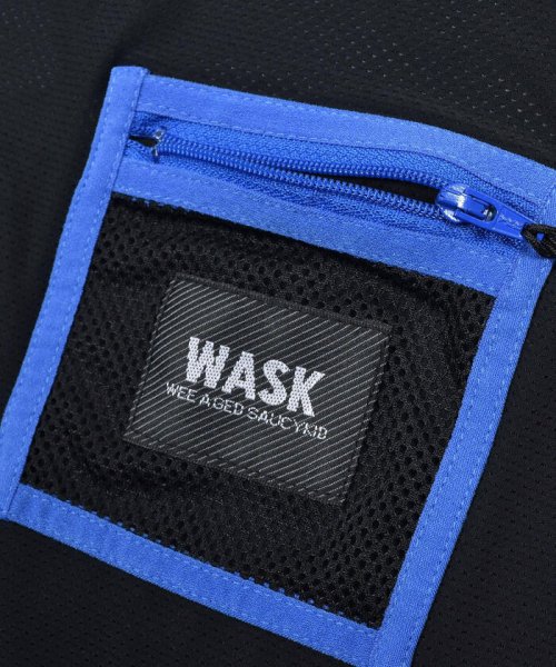 WASK(ワスク)/【お揃い】【速乾・接触冷感】速乾メッシュポケット配色Tシャツ(100~160cm/img08
