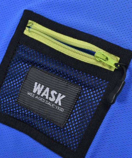 WASK(ワスク)/【お揃い】【速乾・接触冷感】速乾メッシュポケット配色Tシャツ(100~160cm/img15