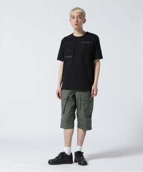 AVIREX(AVIREX)/《直営店限定》4POCKET PATCH CARGO CROPPED PANTS /4ポケット パッチ カーゴ クロップド パンツ/img08