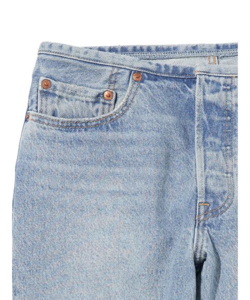 Levi's(リーバイス)/501(R) ジーンズ MINI WAIST ライトインディゴ DESTRUCTED/img06