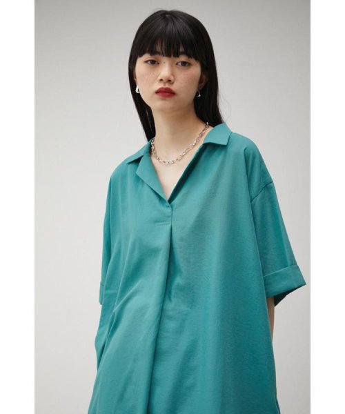 AZUL by moussy(アズールバイマウジー)/SKIPPER SHIRT ONEPIECE/img10