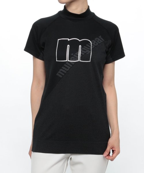 Munsingwear(マンシングウェア)/『ENVOY』部分シームレス成型編みmロゴモックネックシャツ【アウトレット】/img19