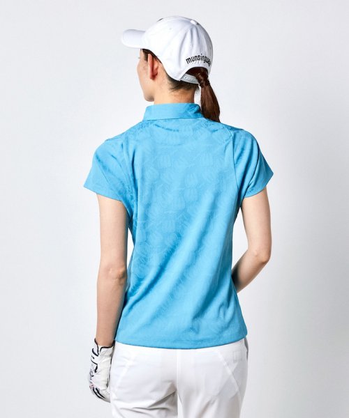Munsingwear(マンシングウェア)/『ENVOY』MOTION 3D ジャカードテーラーカラーシャツ(吸汗速乾/UV CUT(UPF30))【アウトレット】/img20