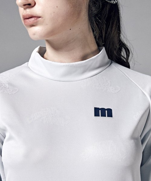 Munsingwear(マンシングウェア)/『ENVOY』ロゴジャカードモックネック長袖シャツ(吸汗速乾/ストレッチ/UV CUT(UPF3【アウトレット】/img11