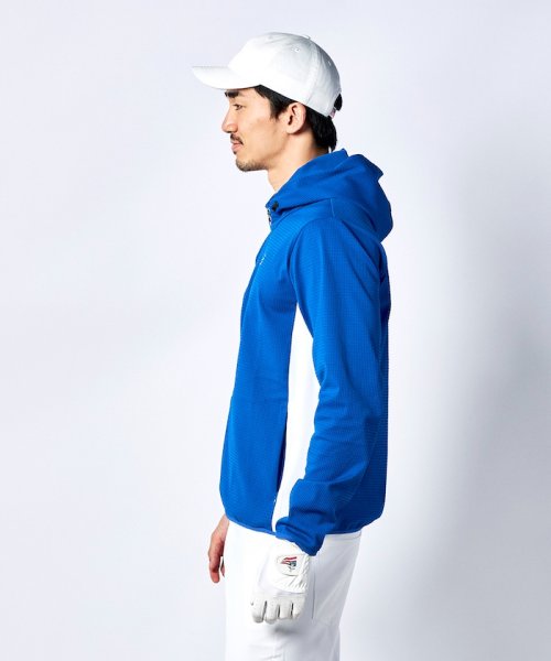 Munsingwear(マンシングウェア)/メッシュジャカード前開きフーデッドカットソー【アウトレット】/img17