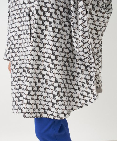 オリジナルプリントレインマント ＊STORY掲載＊【L】【ウォッシャブル】シャンブレーグリーンダウンジャケット QG2508590832(19250円)