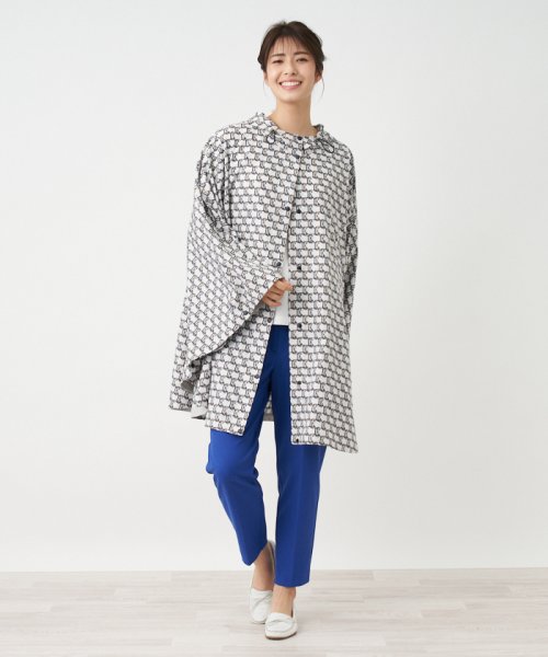 オリジナルプリントレインマント ＊STORY掲載＊【L】【ウォッシャブル】シャンブレーグリーンダウンジャケット QG2508590832(19250円)