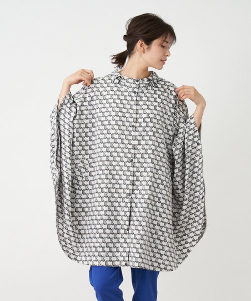 オリジナルプリントレインマント ＊STORY掲載＊【L】【ウォッシャブル】シャンブレーグリーンダウンジャケット QG2508590832(19250円)